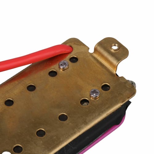 Yibuy Pair of Purple Electric Guitar Humbuckers, Dual Coil, Noiseless, Ceramic Magnet