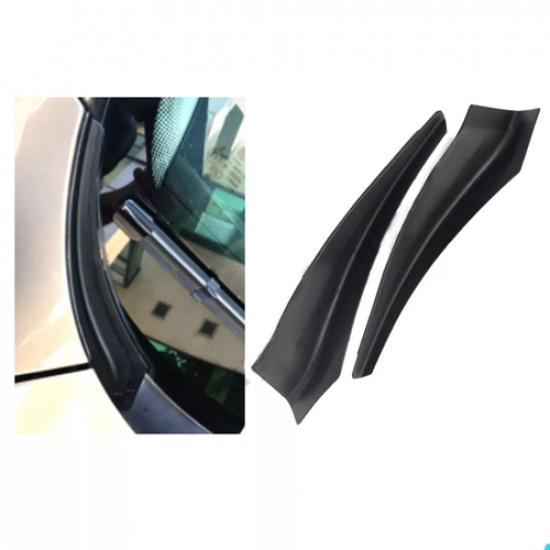 1Pair Car Front Wiper Side Cowl Extension Cover Trim For VW Passat 2012-2015