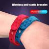 Silicone Negative Ion Wristband Waterproof Static Eliminator Bracelet Anti-Static Bracelet  Women