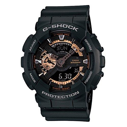 

[Casio] CASIO G-Shock G-Shock Waterproof Black Gold Black x Rose Gold GA-110RG-1A Watch