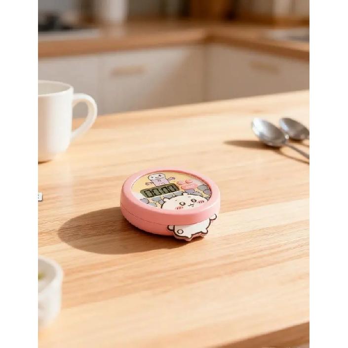 Cute Chiikawa Timer Alarm Clock Kitchen and bedroom timer cartoon Chiikawa Magnetic alarm clock room decoration Girl's Gift