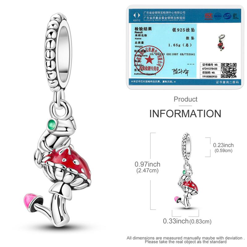 Copper Charms Frog Beads Pendant Jewellery Fit Originalbracelet Necklace For Women Diy Gift