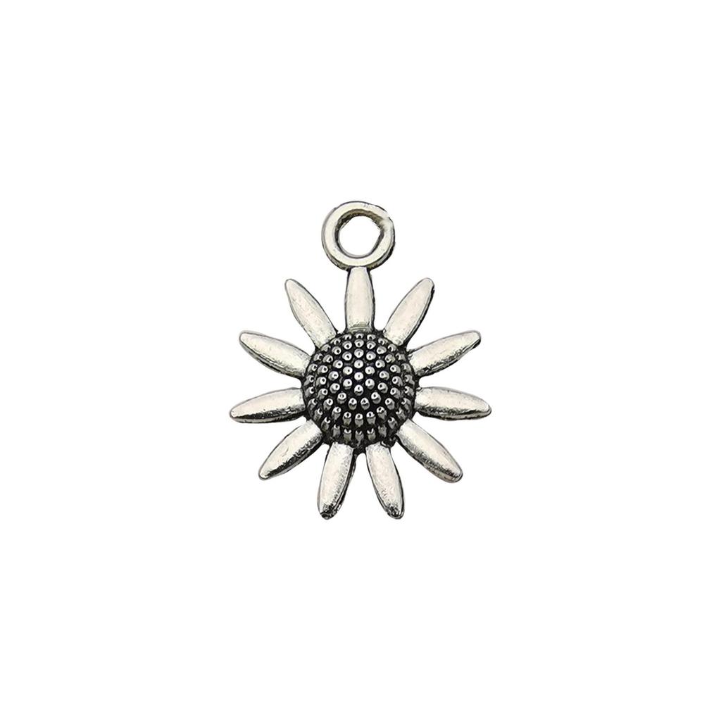 Alloy Flower DIY Jewelry Accessories for Necklace, Bracelet, Key Pendant