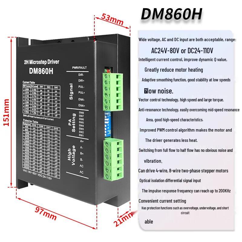 

Abdo DM860H Closed-Loop Stepper Motor Driver