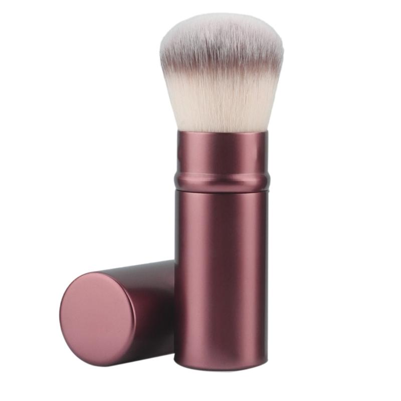 Travel Face Blush Brush Retractable Makeup Brush Blending Powder Brush Contours Brush Highlighter Brush Cosmetic Brush