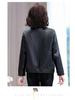 2025 Spring Women's Stylish Slim-Fit PU Leather Jacket - Fashionable Mom's Outerwear for 30s & 40s