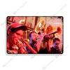Vintage Jazz Music Metal Sign, Retro Decor Plaque 30x20cm
