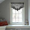 Spooky Black Lace Spiders Webs Mantel Scarf with Bat Lace Oven Cloth for Halloween Party Decoration