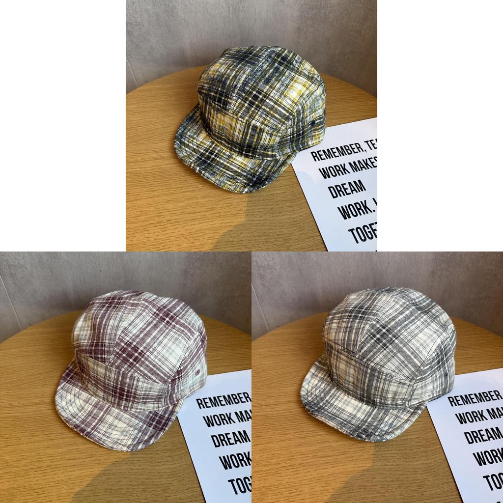 Retro Styled Collared Cotton Baseball Hat With Sun Protection For Summer Wear