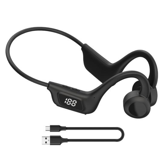 LY1 Bone Conduction Hook 9D Sound Earphone Ear Wireless Bluetooth-compatible Headset MP3 Player