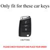 Interior Mouldings Zinc Alloy Car Key Case Full Cover For VW Volkswagen Golf 7 MK7 Tiguan MK2 For SEAT Ateca Leon FR 2 Ibiza For