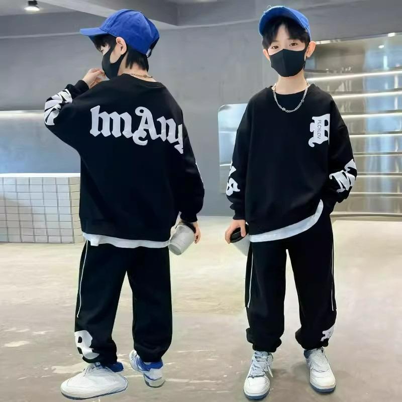 Boys  Spring Suits, Spring and Autumn Models, Children s Boys  Sweaters, Spring Sportswear, Big Children s Casual All-match 110