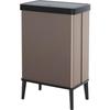 Floor-standing Trash Can - VERTO - - Touch Opening - 54 L - Pearl Pink