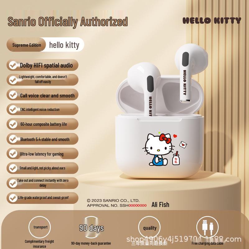 

Sanrio Pochacco Бездротові Bluetooth Навушники з шумозаглушенням A4 - Милий Міні Мультяшний Дизайн