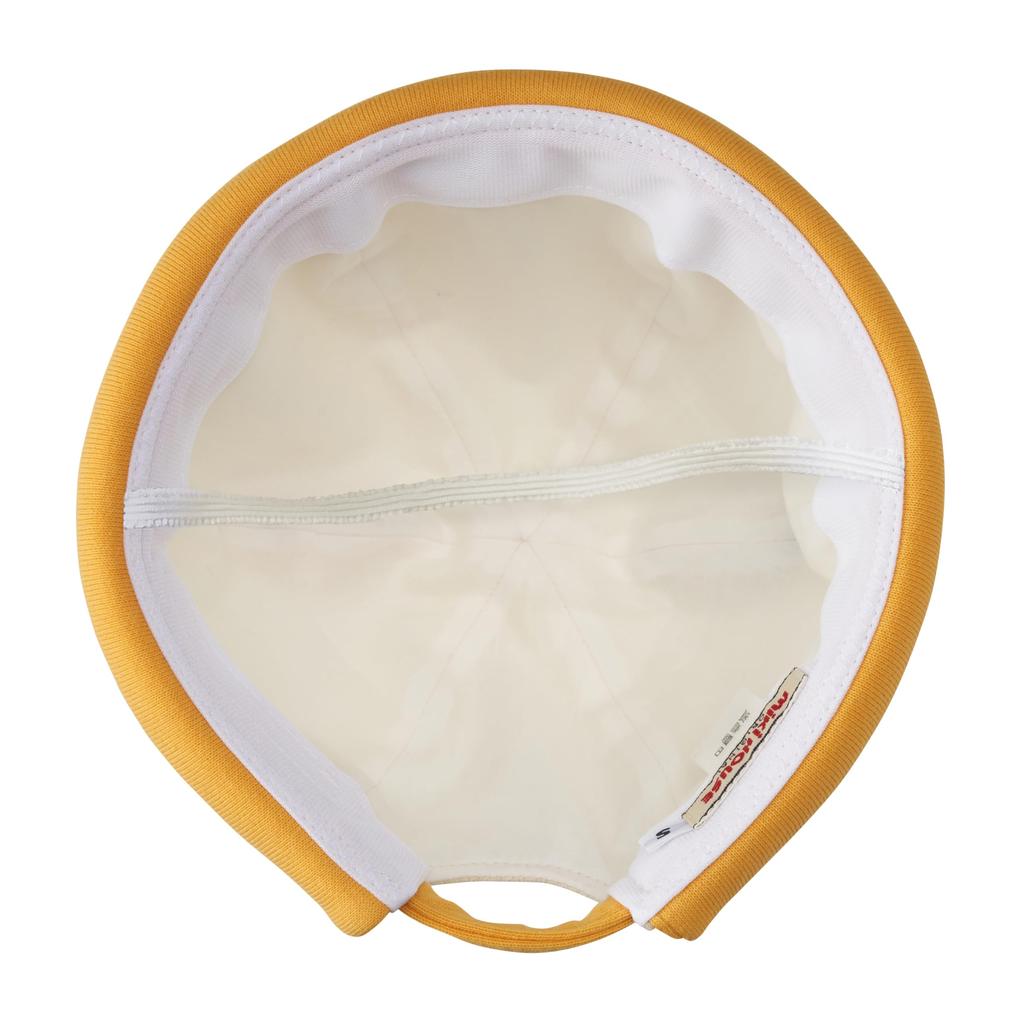 MIKI HOUSE Roll Cap with UV Made in for Boys and SS White Hood, Logo, Protection, Japan, Girls, Newborns, Infants, Kids, Children's Clothing,