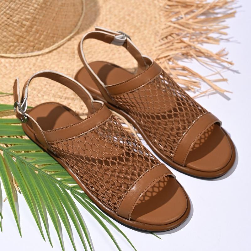 Plus Size Flat Back Strap Sandals