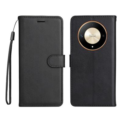 Flip Leder Telefon Abdeckung für Huawei Honor X9B X9 B 5G X8B X7B X9A Einfarbig Buch Stehen magnetische Brieftasche Karte Slot Holster Tasche für Honor Magic 6lite