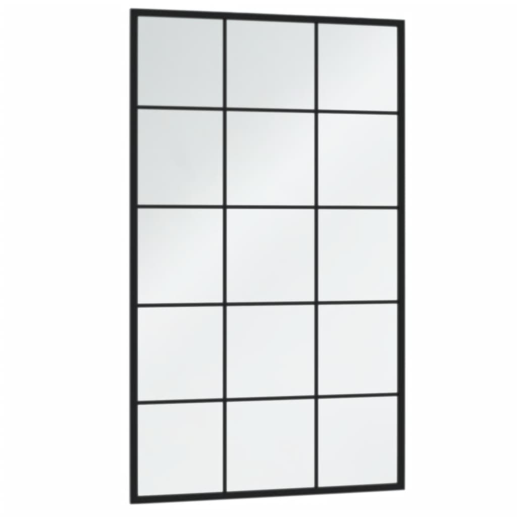 Vidaxl Lustra Ścienne, 3 Szt., Czarna Rama, 100 X 60 Cm, Metal
