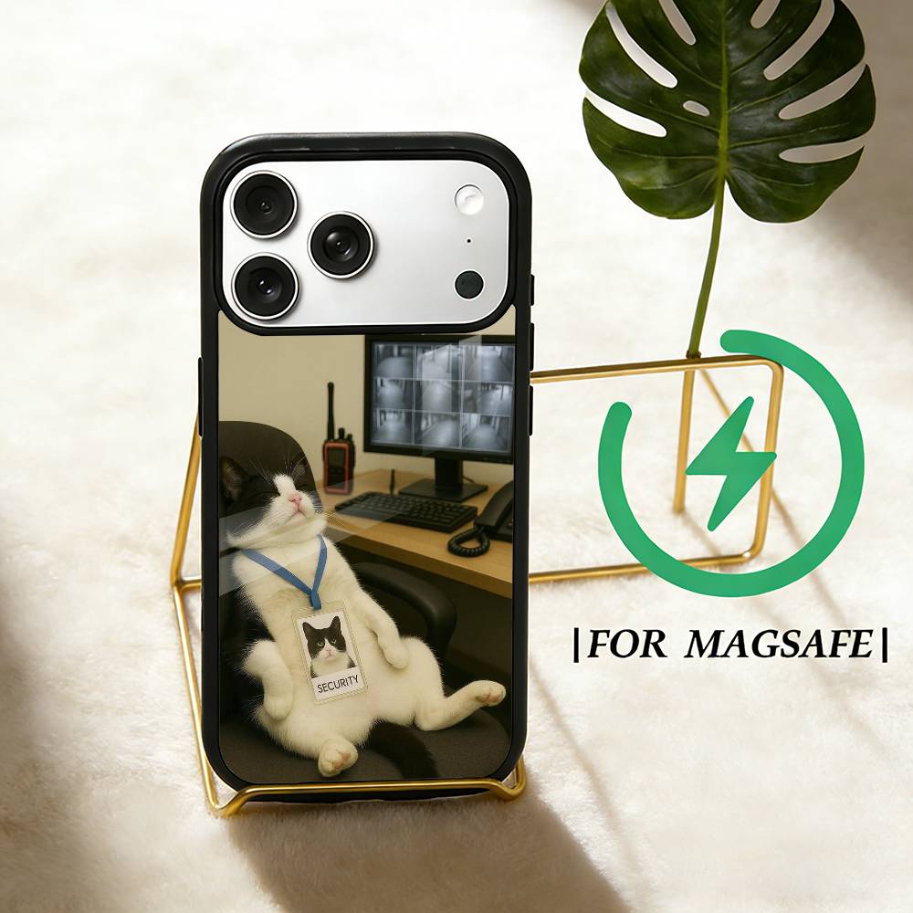 Funny office cats  Phone Case For iPhone 17,16,15,14,13,12,Plus,Pro,Max for Magsafe Magnetic Wireless Charging
