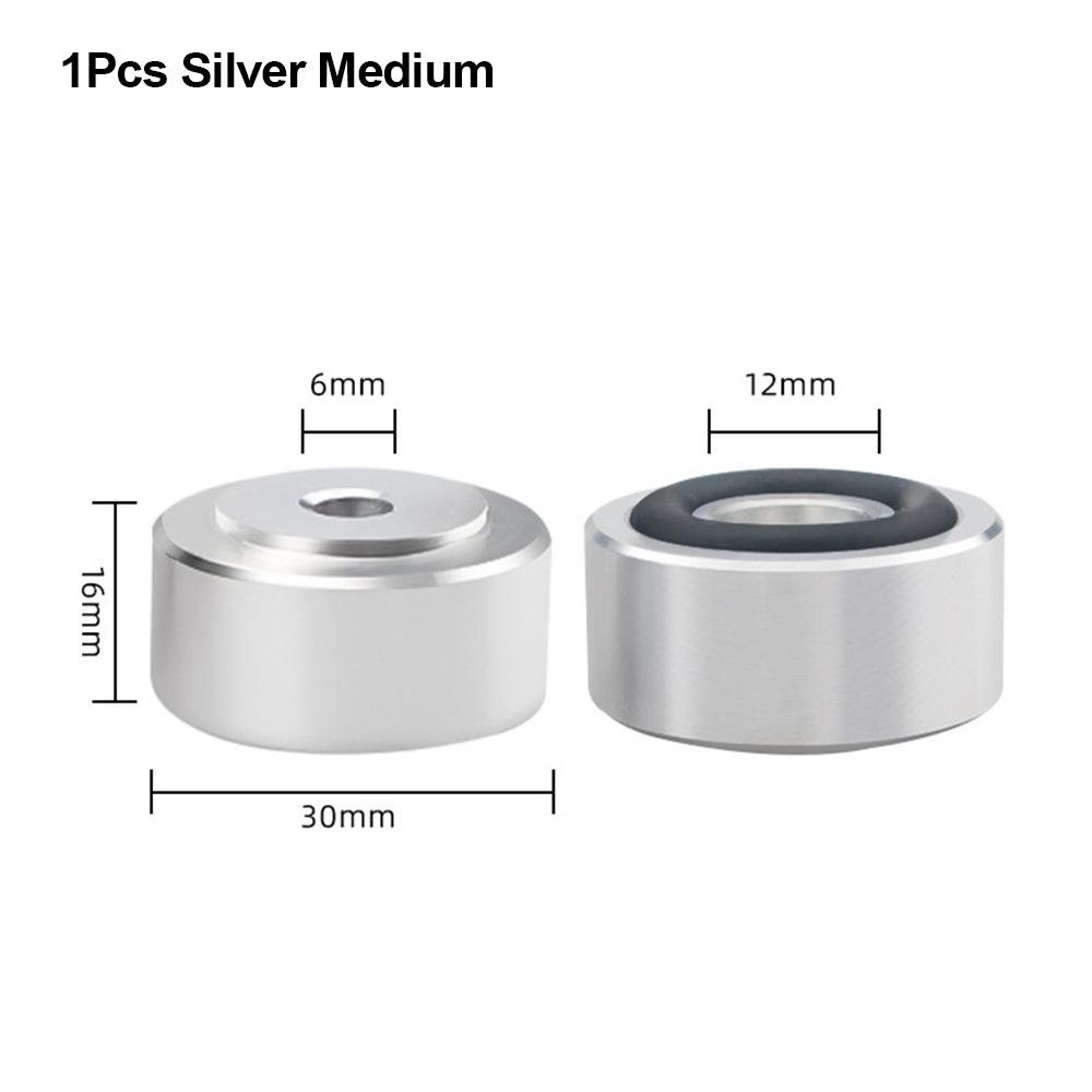 1/4Pcs Aluminum Alloy Feet Pad Isolation Amplifier Base Feet  for Speakers CD Amplifier