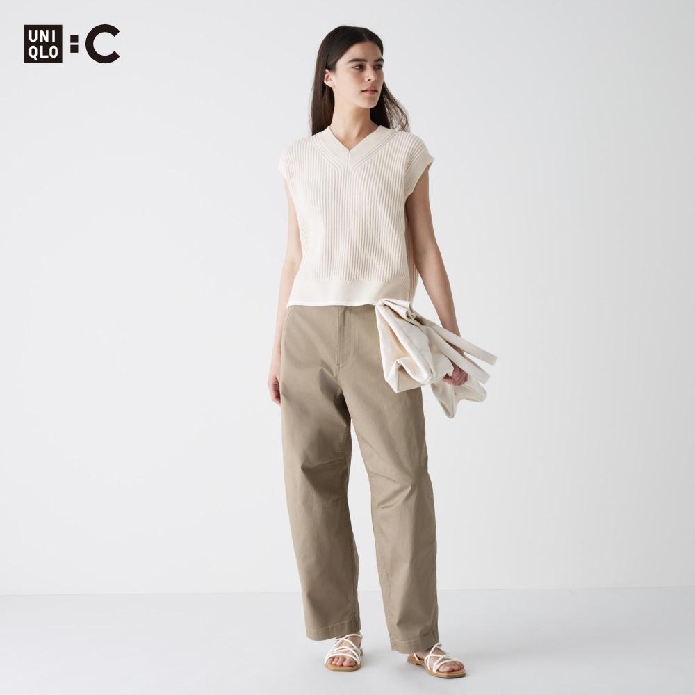 

Широкие брюки из хлопка UNIQLO JAPAN