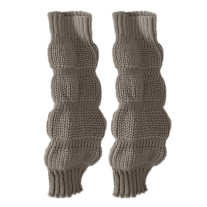 Japanese Student Leg Warmer Footless Socks for Women Girls Scrunch Lantern Boot Covers Solid Color Loose Leg Sleeves