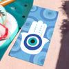 Art Evile Eye Bright Handtuch Sport Schnelltrocknend Reise Campingausrüstung Sanddicht Weich Leicht Großes Strandhandtuch