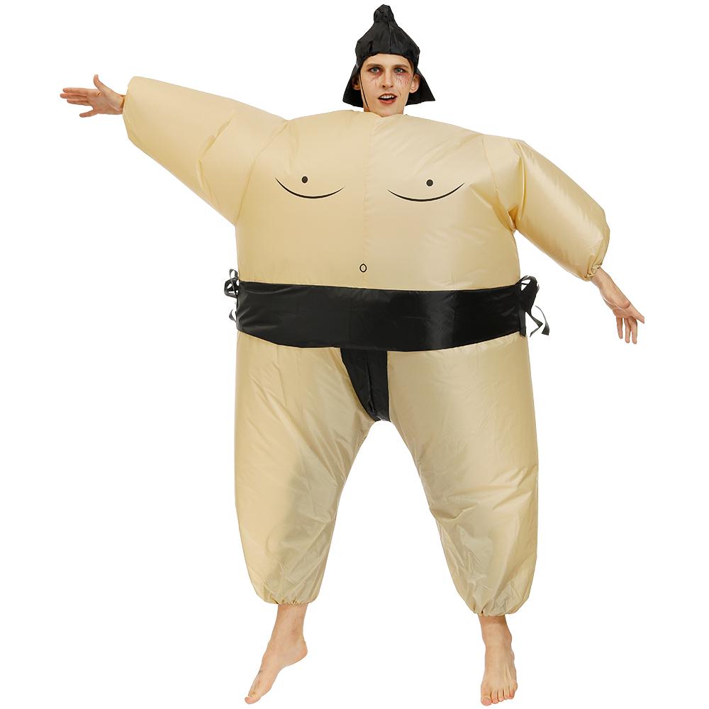 Sumodrakt Bryter Oppblåsbar Drakt Blås Opp Festantrekk Cosplay Kjole Barn Menn