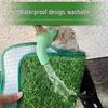 Washable Non-Slip Dog & Cat Pee Pad with Artificial Lawn