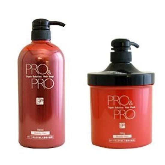 

Pro & Pro Hair Soap 700ml & Hair Mask 700g Pump Type Set