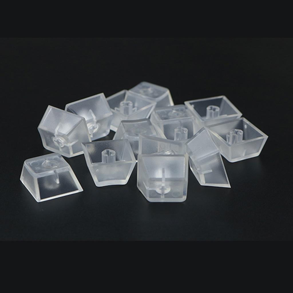 Transparent ABS Mechanical Keyboard Keys Matte Backlit for Key Caps Cherry Profile for Cherry  Kailh Switch R4 10