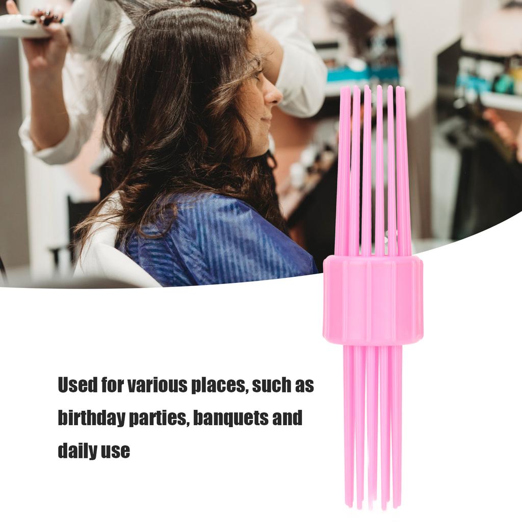 Haar Krulroller Kam Anti-slip Draagbaar Zachte Krullen Multi-tand Haarstyling Krultang Kam voor Vrouwen