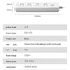BULL GN-410 4-Outlet Power Strip with Overpower Protection CN Plug (adapter Included)
