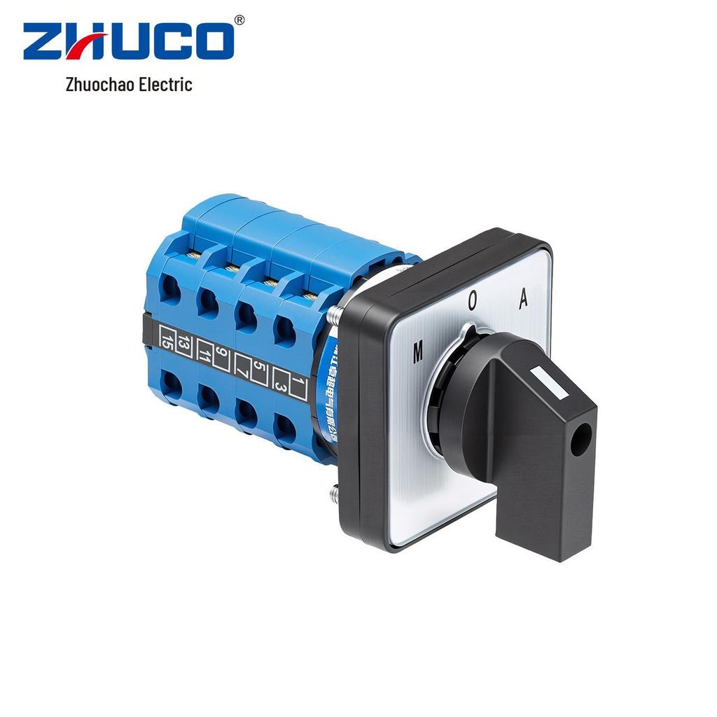 Zhuochao SZW26-20/D404.4 MOA Panel 3-Speed 4-Position Universal Changeover Switch