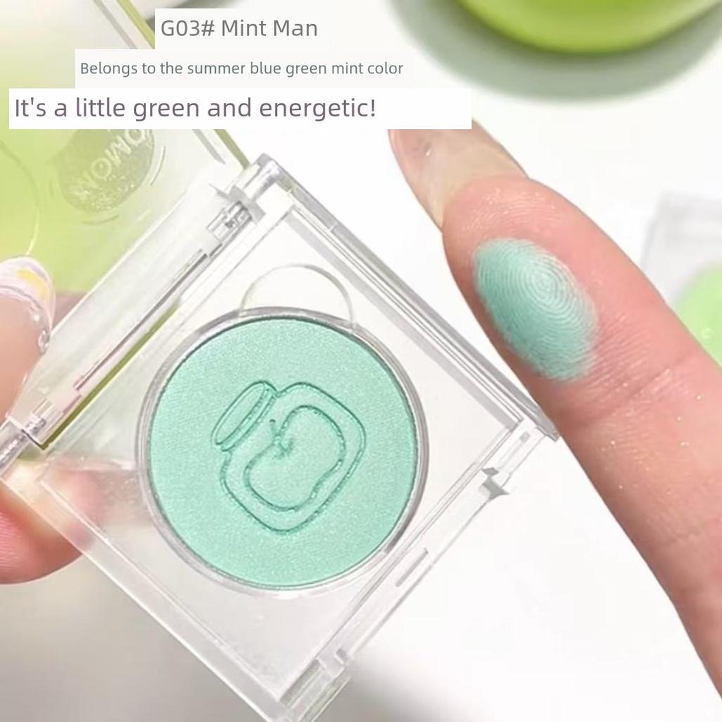 Air Like Green Apple ~ LEEMEMBER Summer Limit Apple Green Monochrome Eyeshadow Clear Oxygen Matte Shimmer Brightening