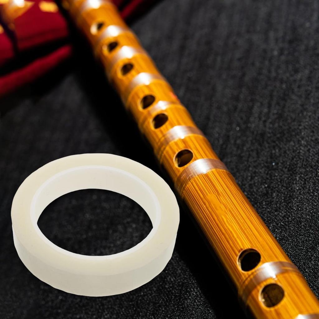 Alasum Folia na flet do ćwiczeń 20 mm x Duży Bambus Chiński Digi Shino Folia ochronna na flet Łatwa do przyklejenia Bez kleju Akcesorium dla początkujących Taśma, 66m, Pojemność,
