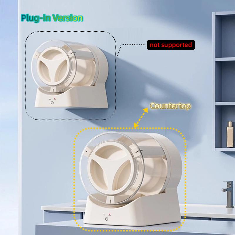 Mașină de spălat cu un singur cuvă montată pe perete/blat pentru șosete, lenjerie intimă și slipi - Mașină de spălat mică mini