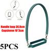 1/5x Wasserflaschen-Griffband Weiches Silikon-Flaschen-Schlingenträgerhalter mit Band Kordelzugring für Heim-Tassenzubehör