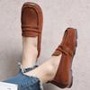 Fashion GKTINOO 2025 Fashion Women Shoes Genuine Leather Loafers Women Casual Shoes Soft Comfortable Mom Shoes Women Flats Non-slip