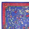 HERMES Carree90 scarf PIERRES D' ORIENT ET D' OCCIDENT Oriental Stone and Western Stonework Blue silk Women Used