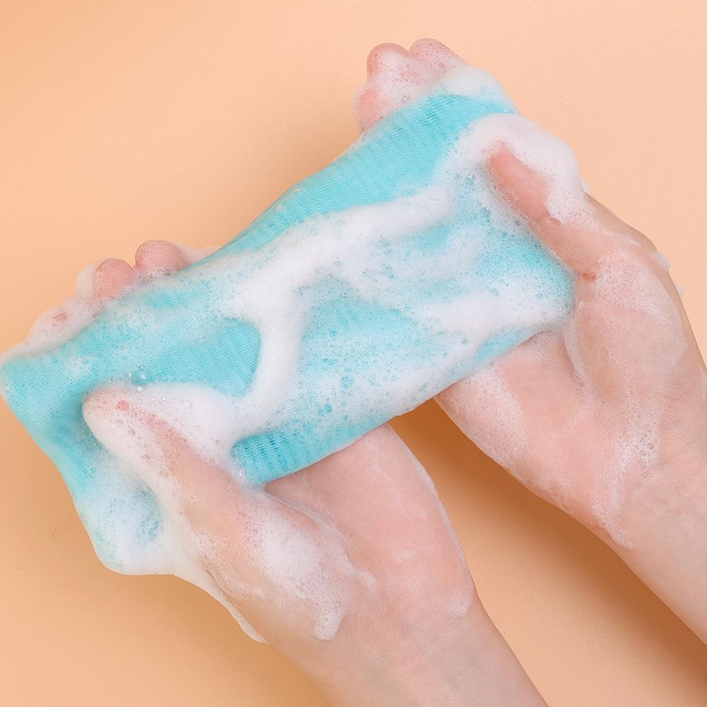 6 Layer Thickened Foaming Soap Bags Facial Cleanser Mesh Bag Drawstring Bag Shower Bubble Foam Net Bath Body Washing Cleaning
