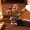 SKEDS Vintage Scarecrow Brooch Creative Gender Pin Buckle Lapel Pins Corsage Coat Accessories for Women Men Clothing Badges Gift