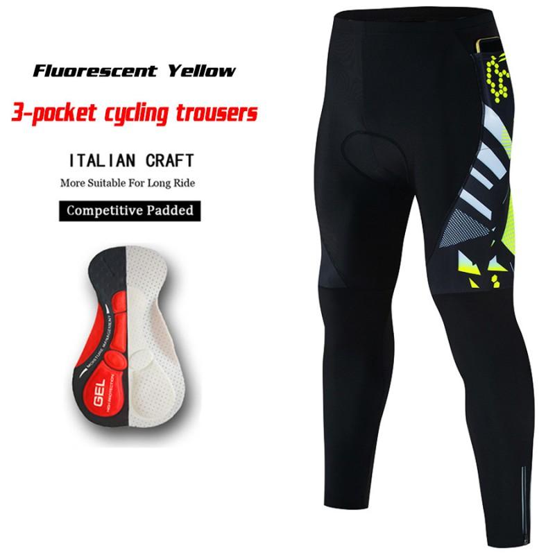 Mens Cycling Pants Lightweight Quick Dry Breathable Bike Tights Road Mountain Biking