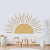 3d boho sun wall sticker for kids room self adhesive living room bedroom boho design wall art decal