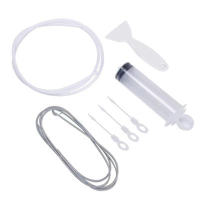 Clean Brush Kit for Refrigerator Drain Wash Brush Suction Syringe 1.5M Hose Fridge Drain Hole Cleaner Stick Dredge Tool