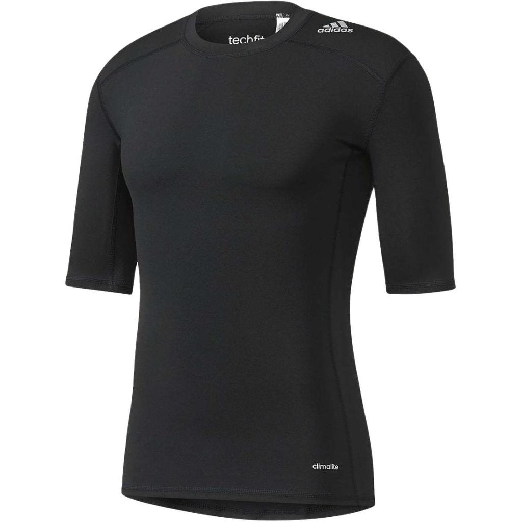 Adidas Solid Color Brand Logo Print Round Neck Short Sleeve T-Shirt Women Tops Black AJ4966