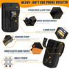 MOLLE Phone Pouch & Card Holder EDC Utility Waist Bag Smartphone Holster with Gadget Organizer