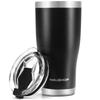 HAUSHOF Vacuum Insulated Stainless with Car Coffee Water Stainless Steel Convenience Store Keeps Drinks Hot or Perfect for Car Outdoor Tumbler, Steel,