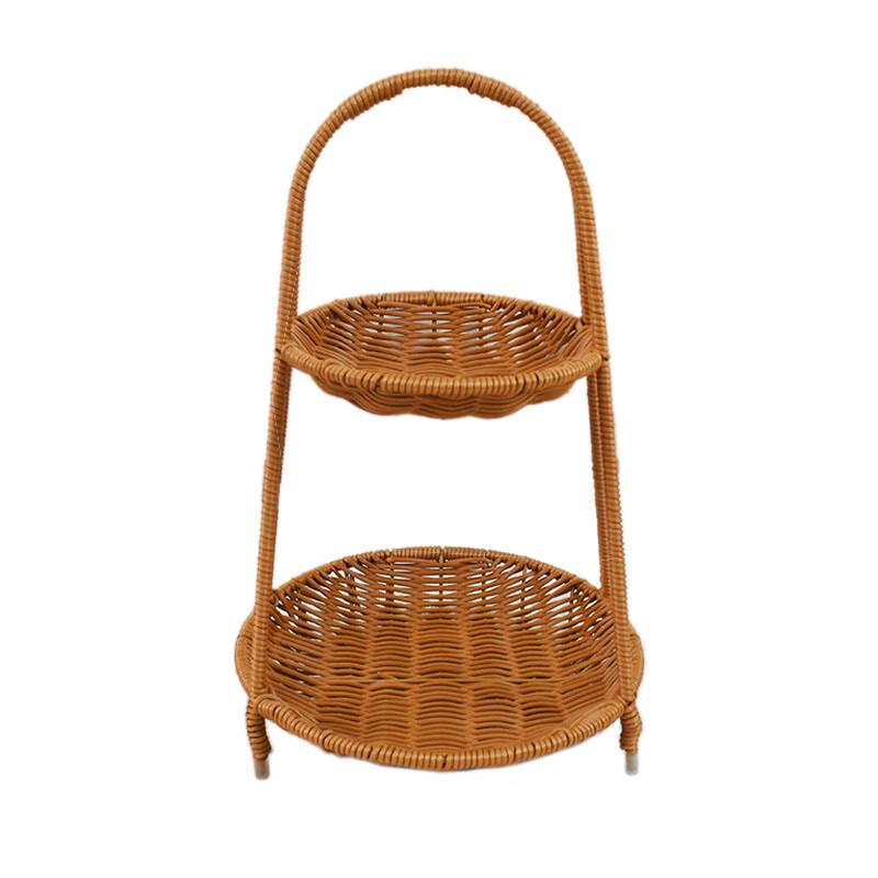 Imitation Rattan Woven Storage Basket
