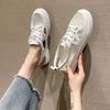 Fashion Soft Leather Toe Cap Sports Sandals Women's Outer Wear Summer All Match Flat Bottomed Casual White Shoes Breathable